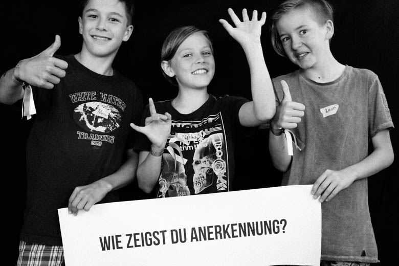 Wie zeigst du Anerkennung?