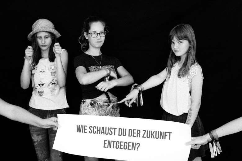 Wie schaust du der Zukunft entgegen?