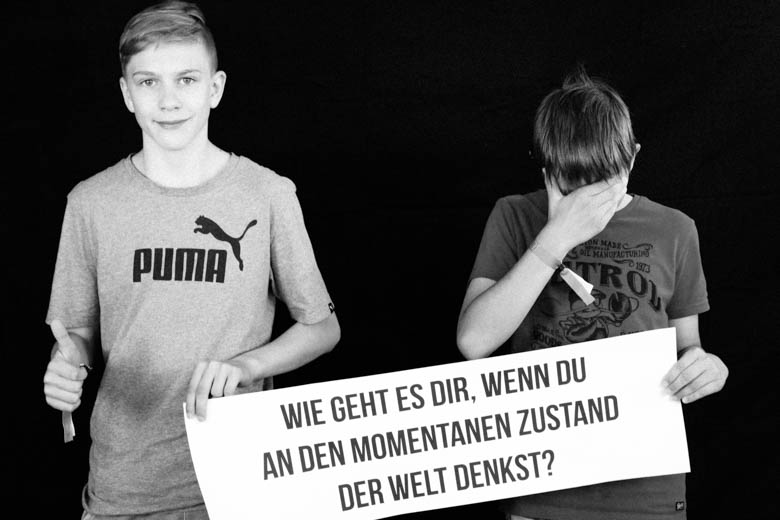 Wie geht es dir, wenn du an den momentanen Zustand der Welt denkst?