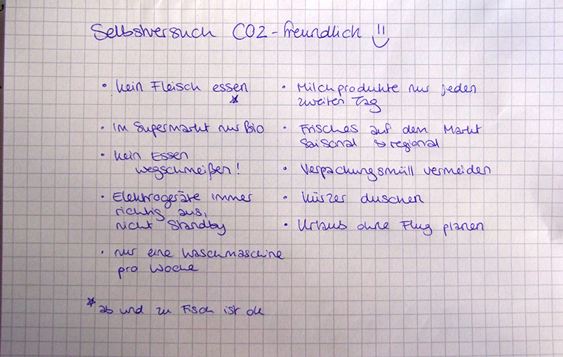 Checkliste