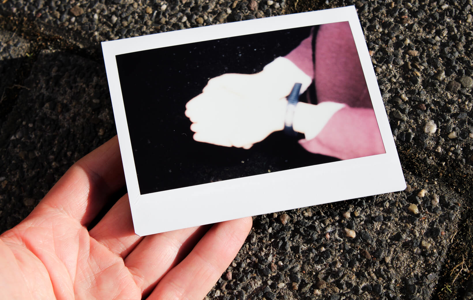 Polaroid: Hände